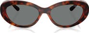 VOGUE 55mm Polarized Oval Sunglasses