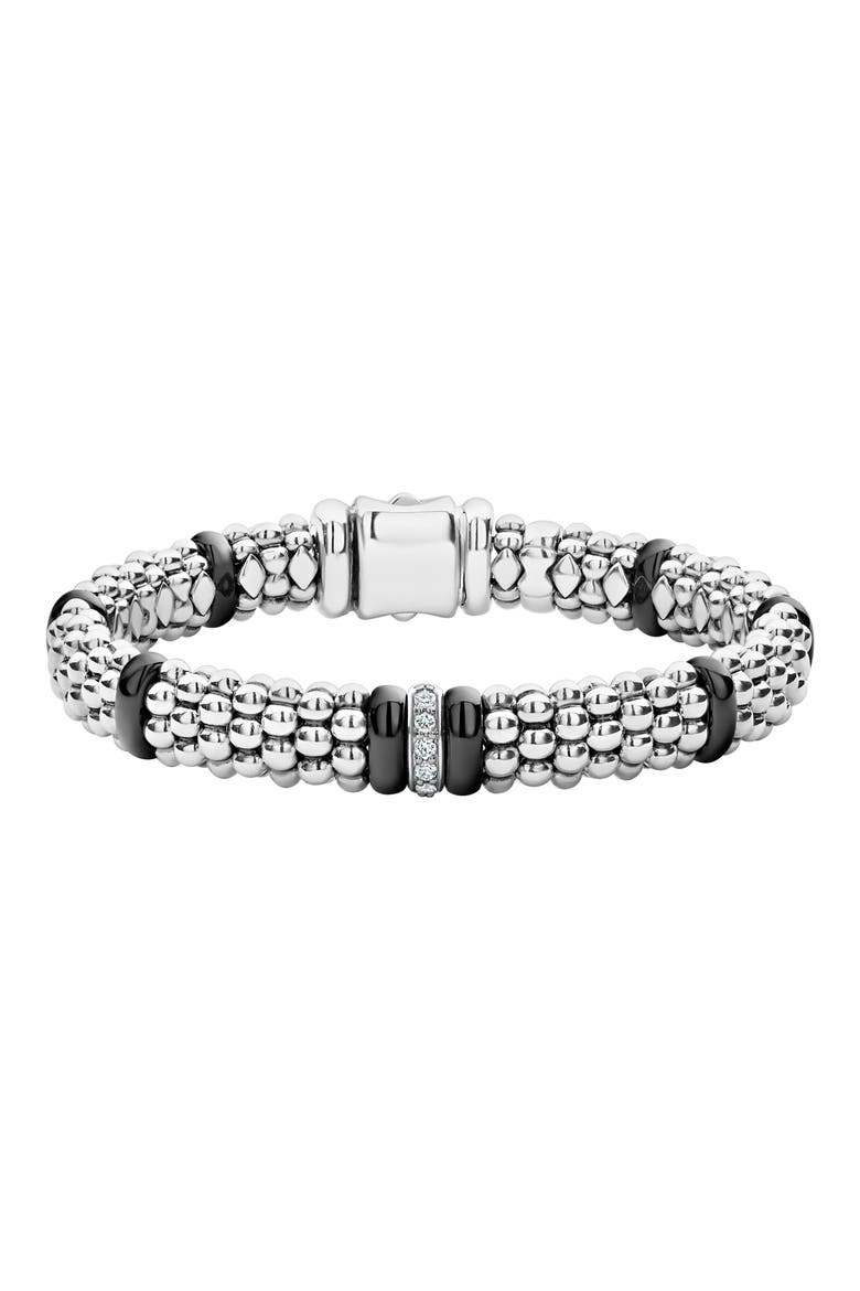Smart Caviar Apple Watch® Watchband & Bracelet Set, Alternate, color, SILVER