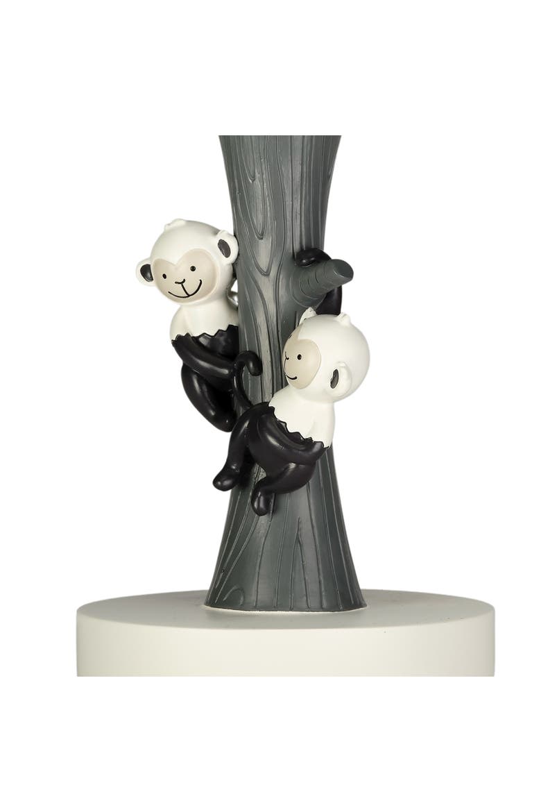Jungle Party Tree with Monkeys Lamp with Shade & Bulb, Alternate, color, Blue