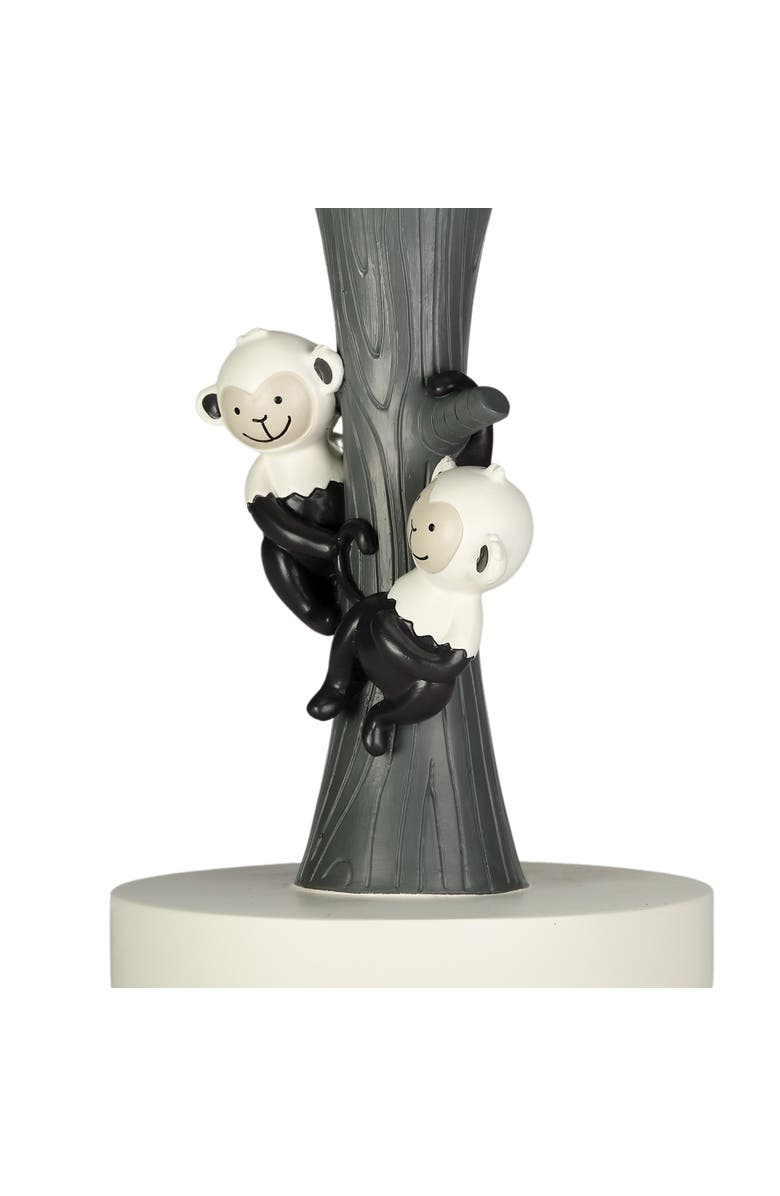 Lambs 
Ivy Jungle Party Tree with Monkeys Lamp with Shade 
Bulb, Alternate, color, Blue