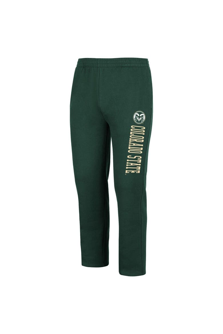 Men's Colosseum Green Colorado State Rams Fleece Pants, Alternate, color, Green