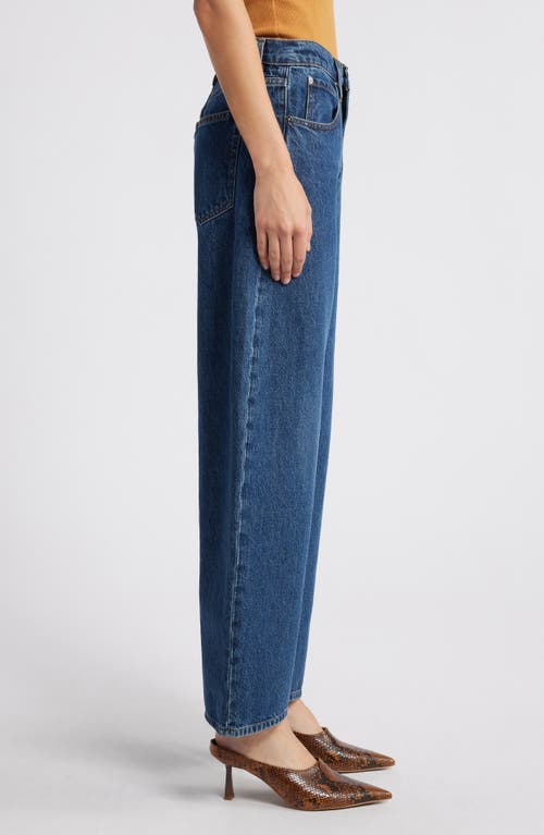 Shop Frame Low Slung Barrel Leg Jeans In Kirk