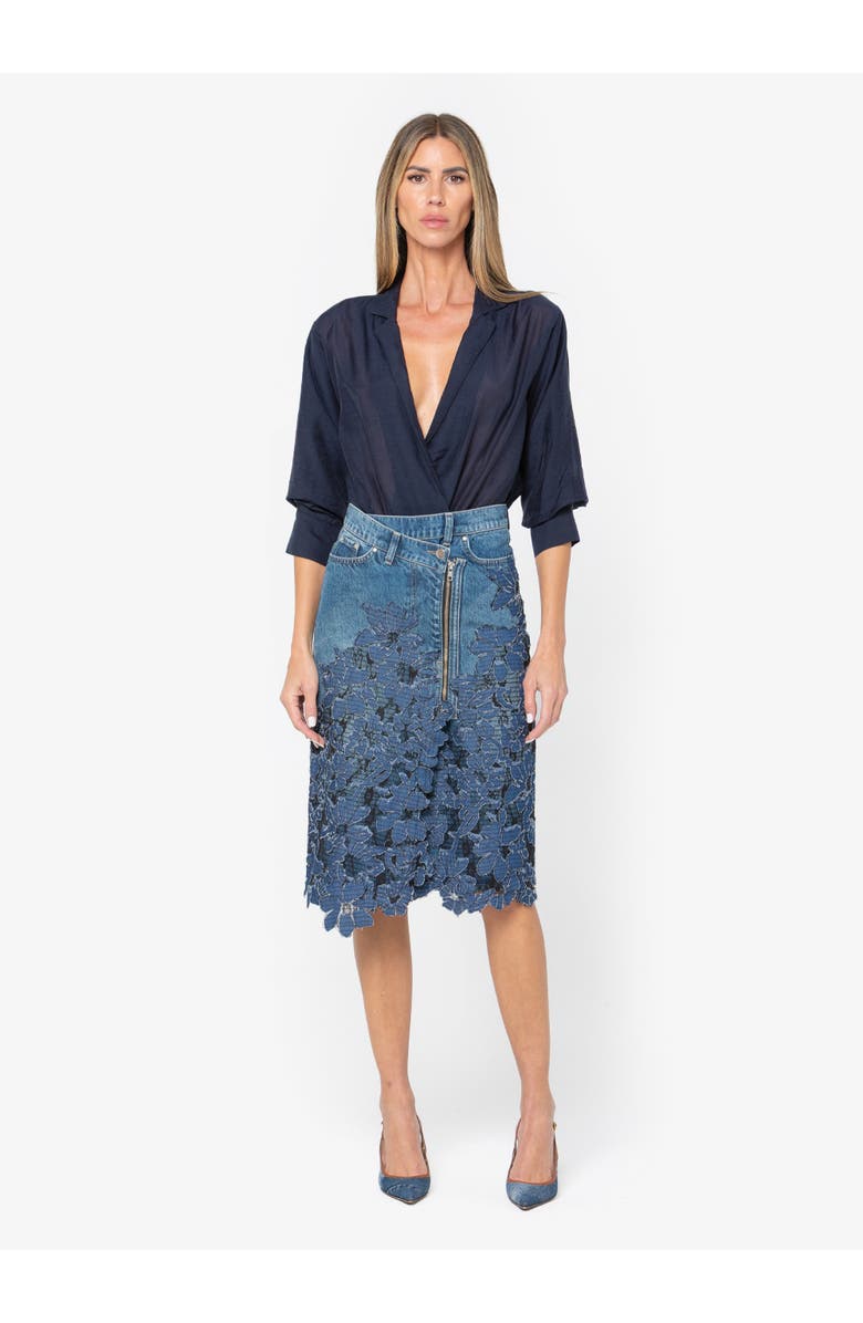 JBQ Noemie Skirt, Main, color, Stone Blue