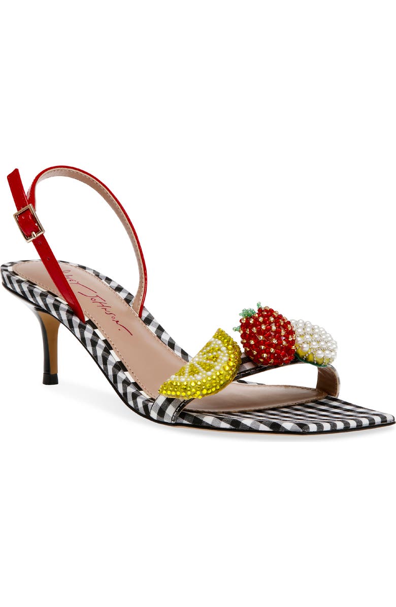 Betsey Johnson Colson Kitten Heel Sandal, Main, color,