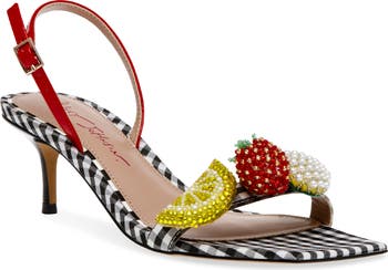 Betsey Johnson Colson Kitten Heel Sandal (Women) | Nordstrom