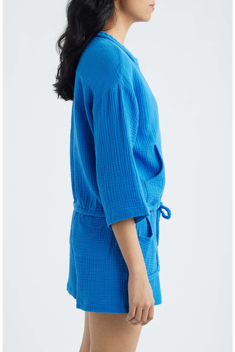 Zip Front Jacket, Alternate, color, COBALT