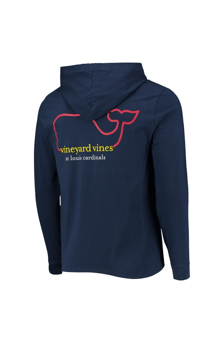 vineyard vines Men's Vineyard Vines Navy St. Louis Cardinals Long Sleeve Hoodie T-Shirt, Alternate, color, Navy