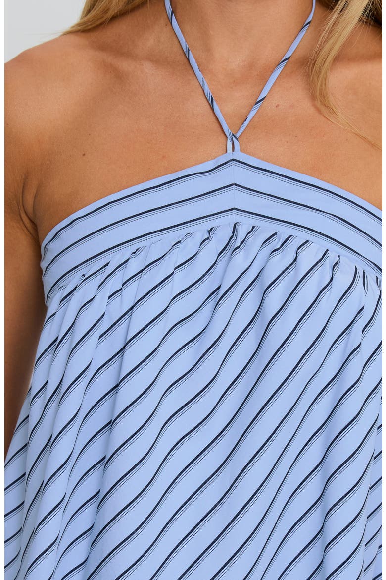 Moonlit Stripe Halter Top, Alternate, color, BLUE STRIPE