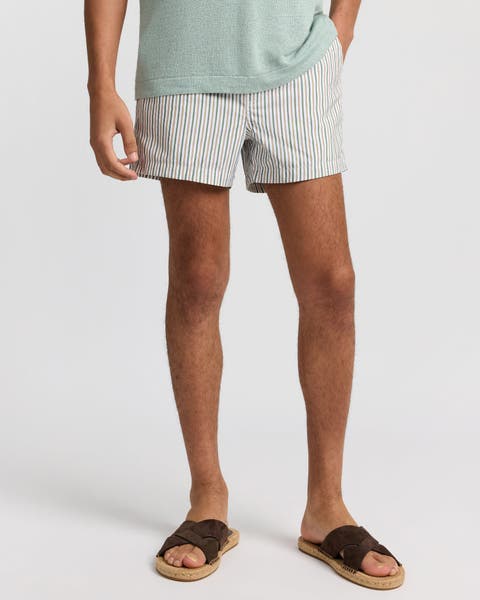 Calder Side Elastic 4"  Swim Trunk