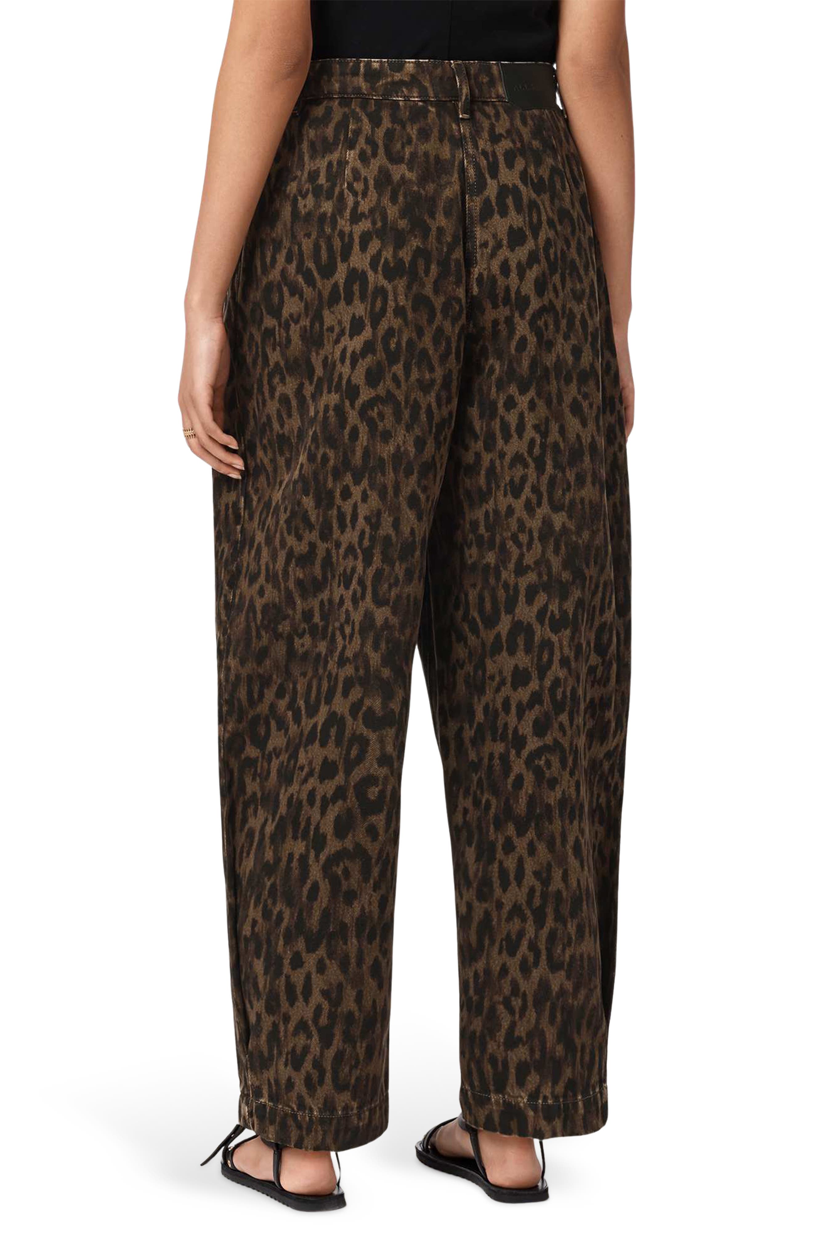 Becca Pleated Cotton Blend Trousers - image 2