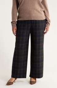 Wit & Wisdom Skyrise Flat Front Wide Leg Pants