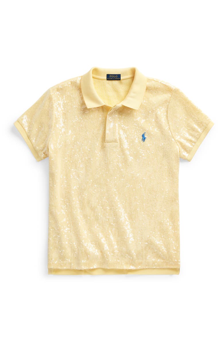 Polo Ralph Lauren Sequin Polo, Alternate, color, 