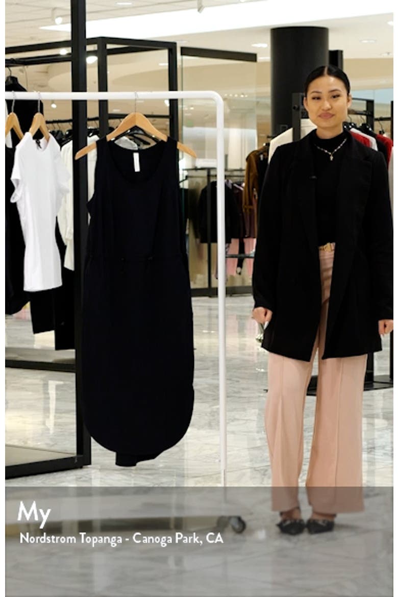 In Flight Drawcord Waist Dress video
