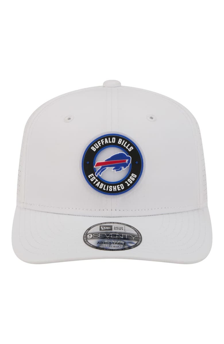 New Era Men's New Era  White Buffalo Bills COOLERA 9SEVENTY Adjustable Hat, Alternate, color, White