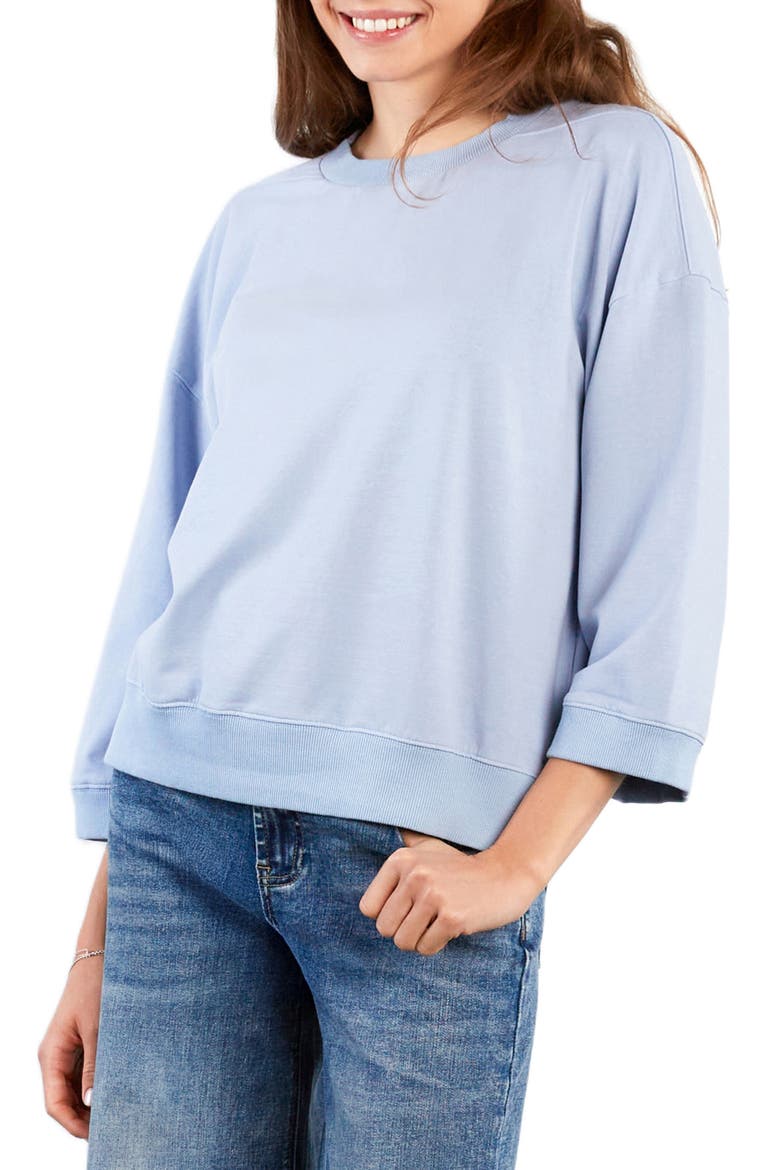 The Daily Boxy Sweatshirt, Alternate, color, KENTUCKY BLUE