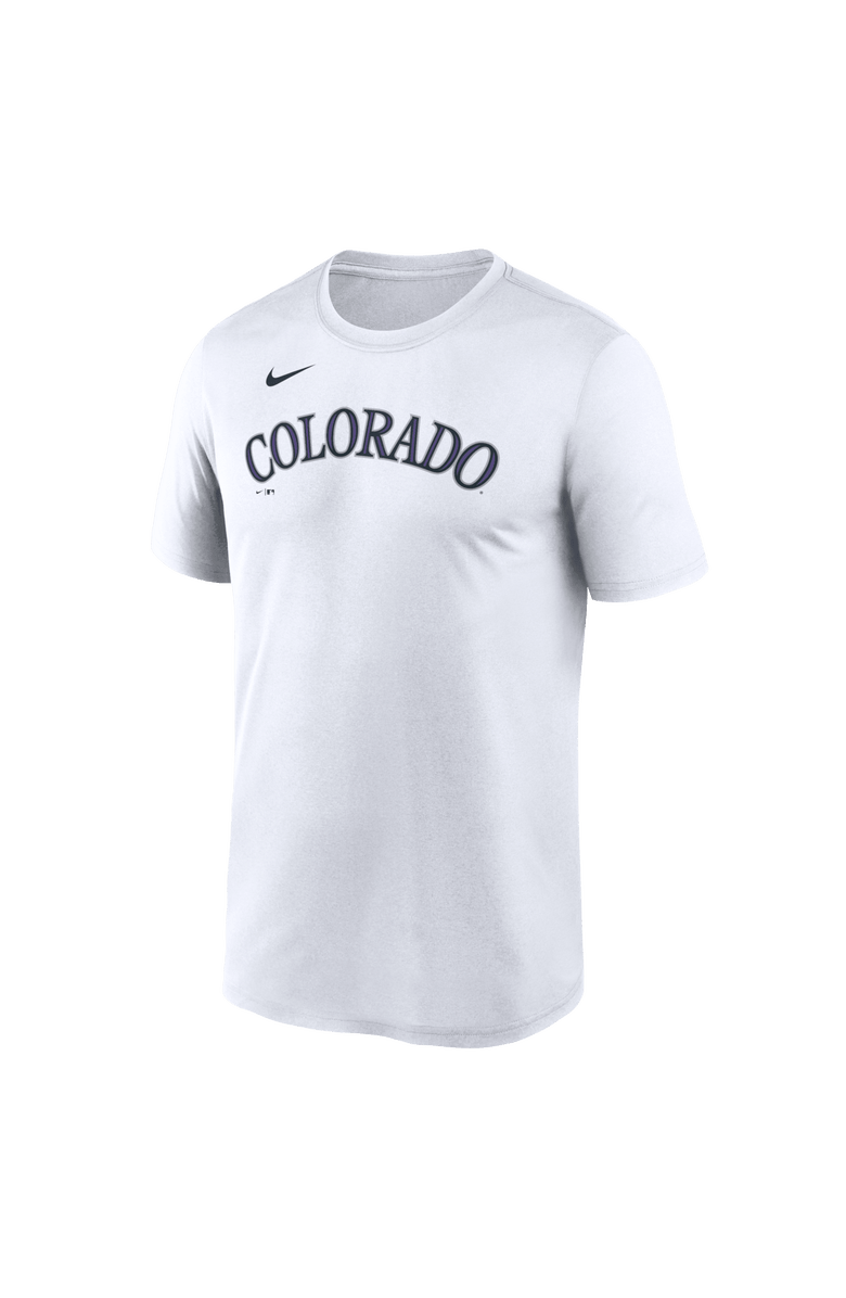 Nike Men's Nike White Colorado Rockies New Legend Wordmark Dri-FIT T-Shirt, Alternate, color, White