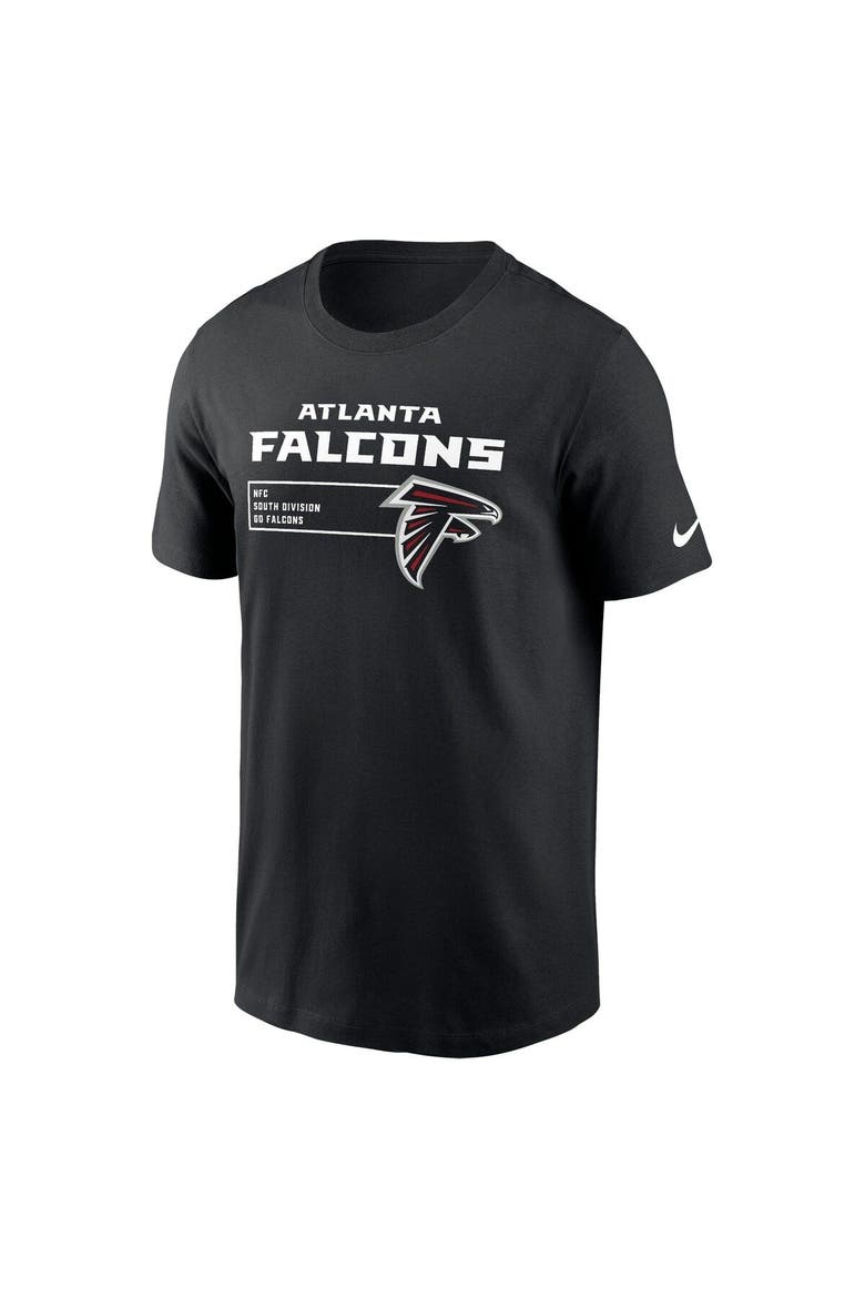 Men's Nike Black Atlanta Falcons Division Essential T-Shirt, Alternate, color, Black