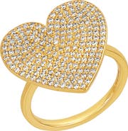 Bony Levy Icon Pavé Diamond Heart Ring
