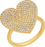 Bony Levy Icon Pavé Diamond Heart Ring