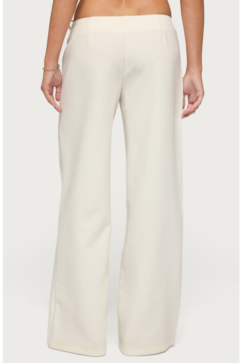 Raphael Tie Waist Wide Leg Pants, Alternate, color, WHITE