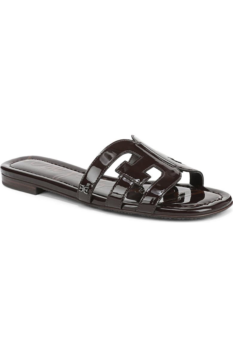 Sam Edelman Bay Cutout Slide Sandal - Wide Width Available, Main, color, Rich Chocolate
