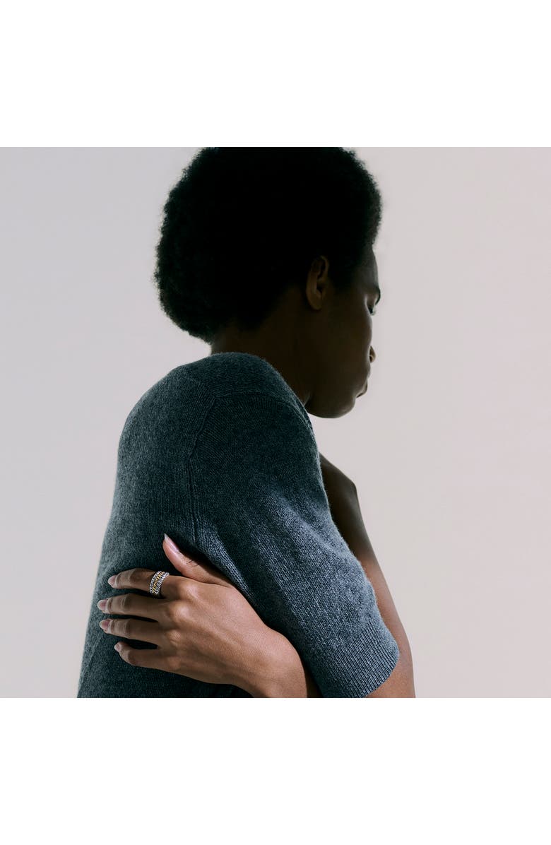 John Hardy Rata Chain Ring, Wide, 9mm, Alternate, color, Silver/ Gold