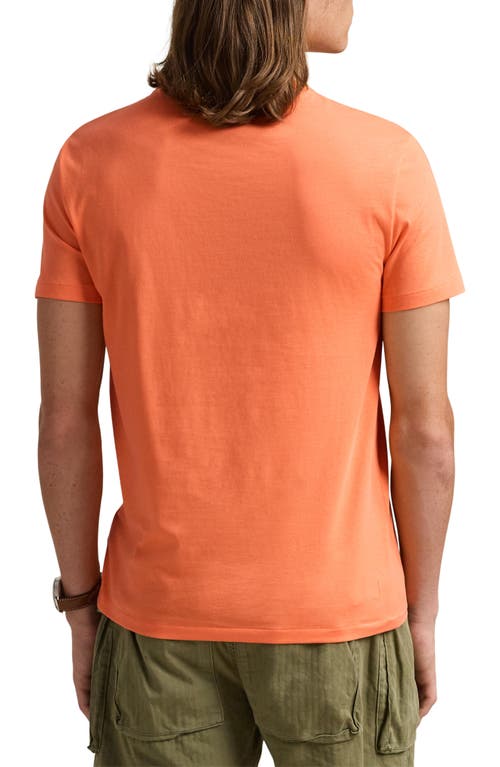 Polo Ralph Lauren Classic Fit Jersey Crewneck T-shirt In Classic Peach/c6342