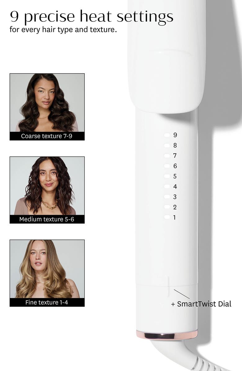 T3 SinglePass Curl 1.5-Inch Ceramic Extra Long Barrel Curling Iron, Alternate, color, Satin Blush