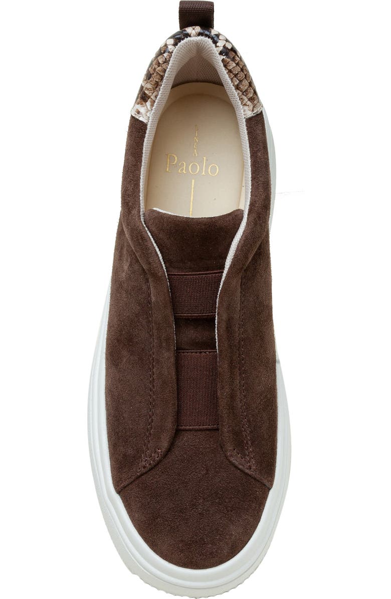 Linea Paolo Golde Platform Sneaker, Alternate, color, Chocolate Brown/ Brown