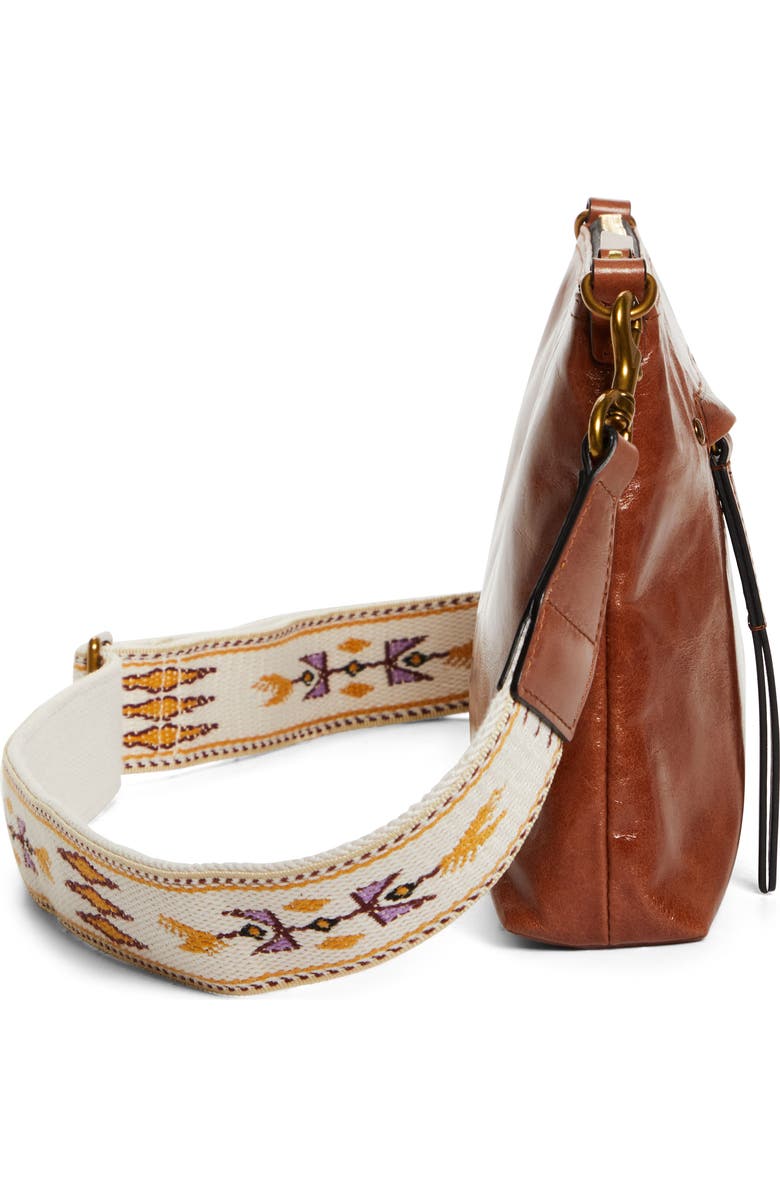 Isabel Marant Nessah Wardy Leather Shoulder Bag, Alternate, color,