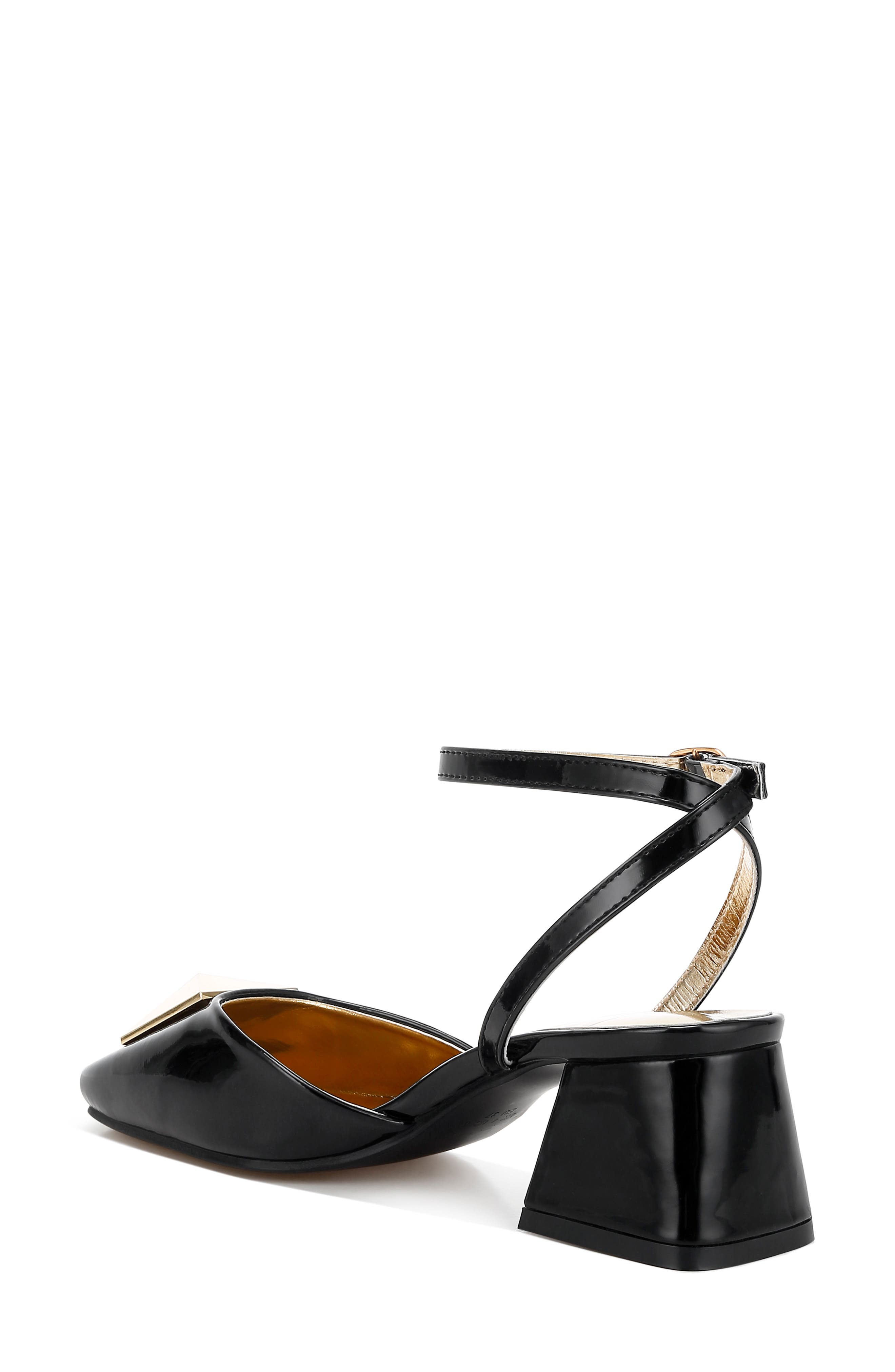 LONDON RAG Griselda Ankle Strap Pump, Alternate, color, Black