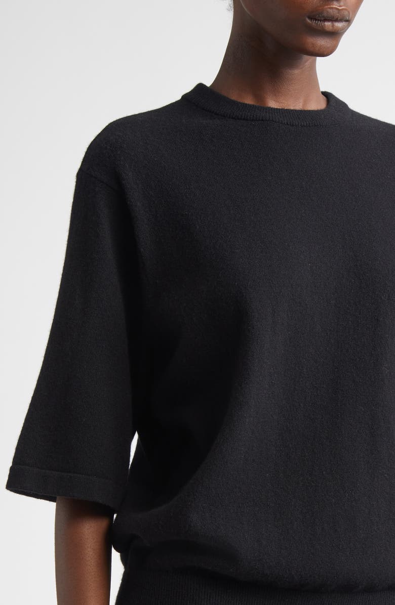 Michael Kors Collection Cashmere Sweater, Alternate, color, Black