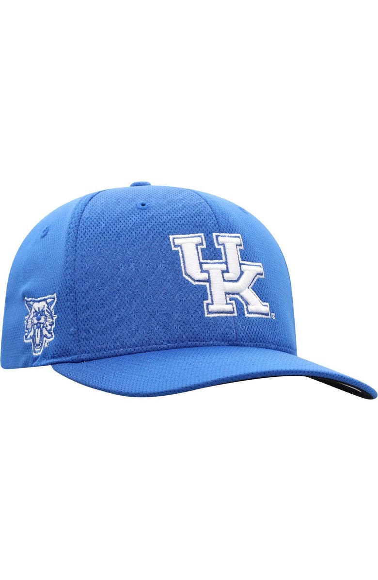 TOP OF THE WORLD Men's Top of the World Royal Kentucky Wildcats Reflex Logo Flex Hat, Alternate, color, Royal
