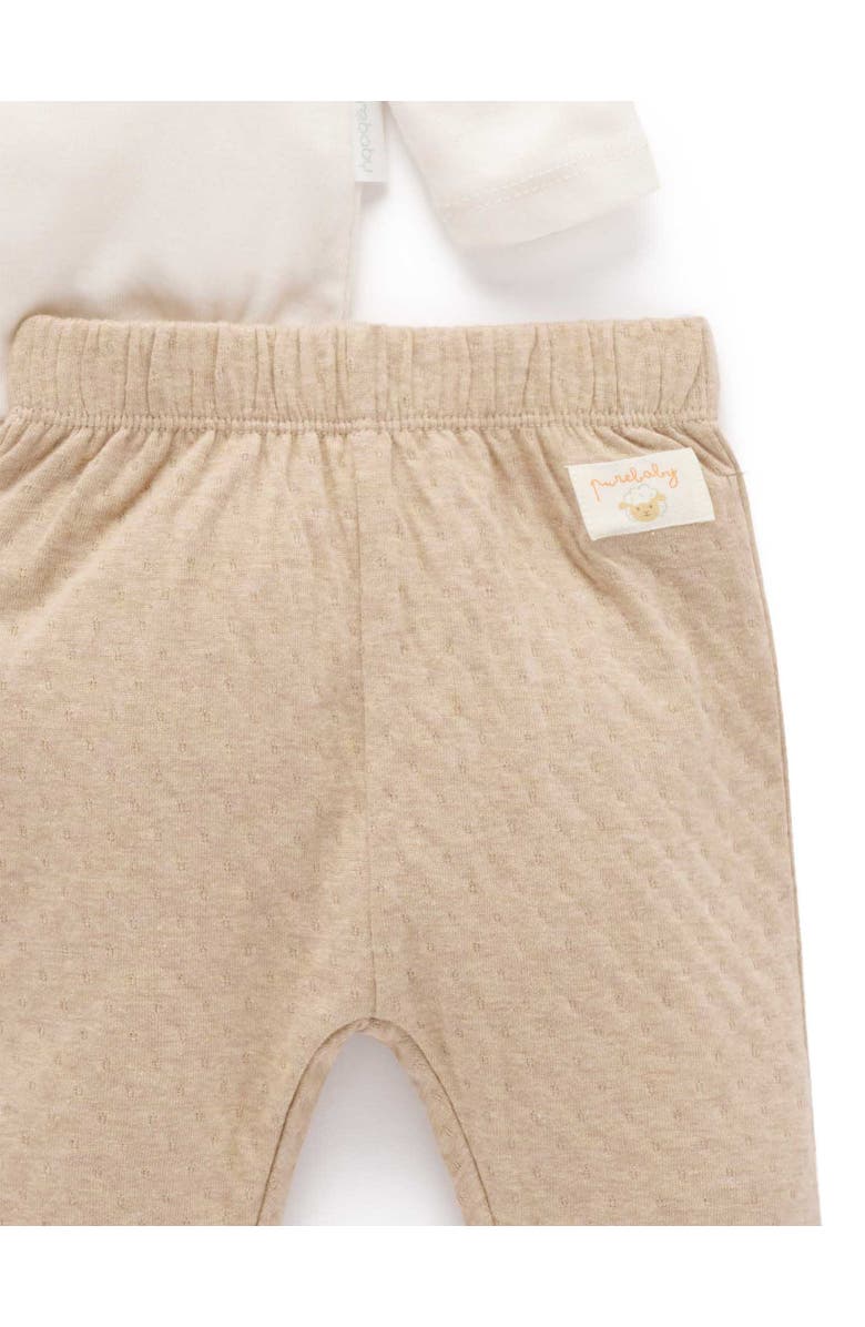 Purebaby 3 Piece Gift Set, Alternate, color, Mushroom Melange