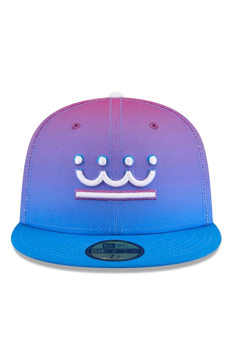 New Era Men's New Era Purple/Blue Kansas City Royals 2026 City Connect 59FIFTY Fitted Hat, Alternate, color, Purple