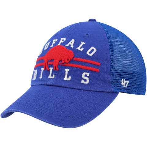 Men's '47 Royal Buffalo Bills Legacy Highpoint Trucker Clean Up Snapback Hat