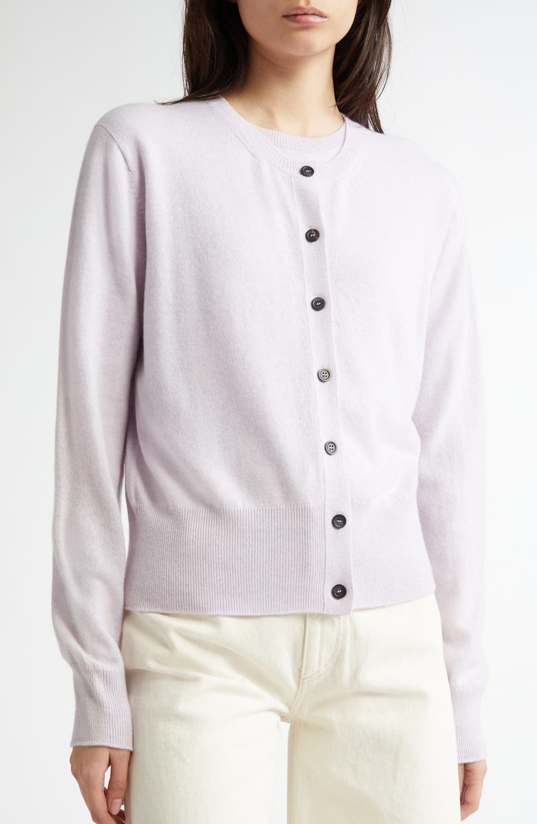 Johnstons of Elgin Classic Cashmere Crewneck Cardigan, Alternate, color,