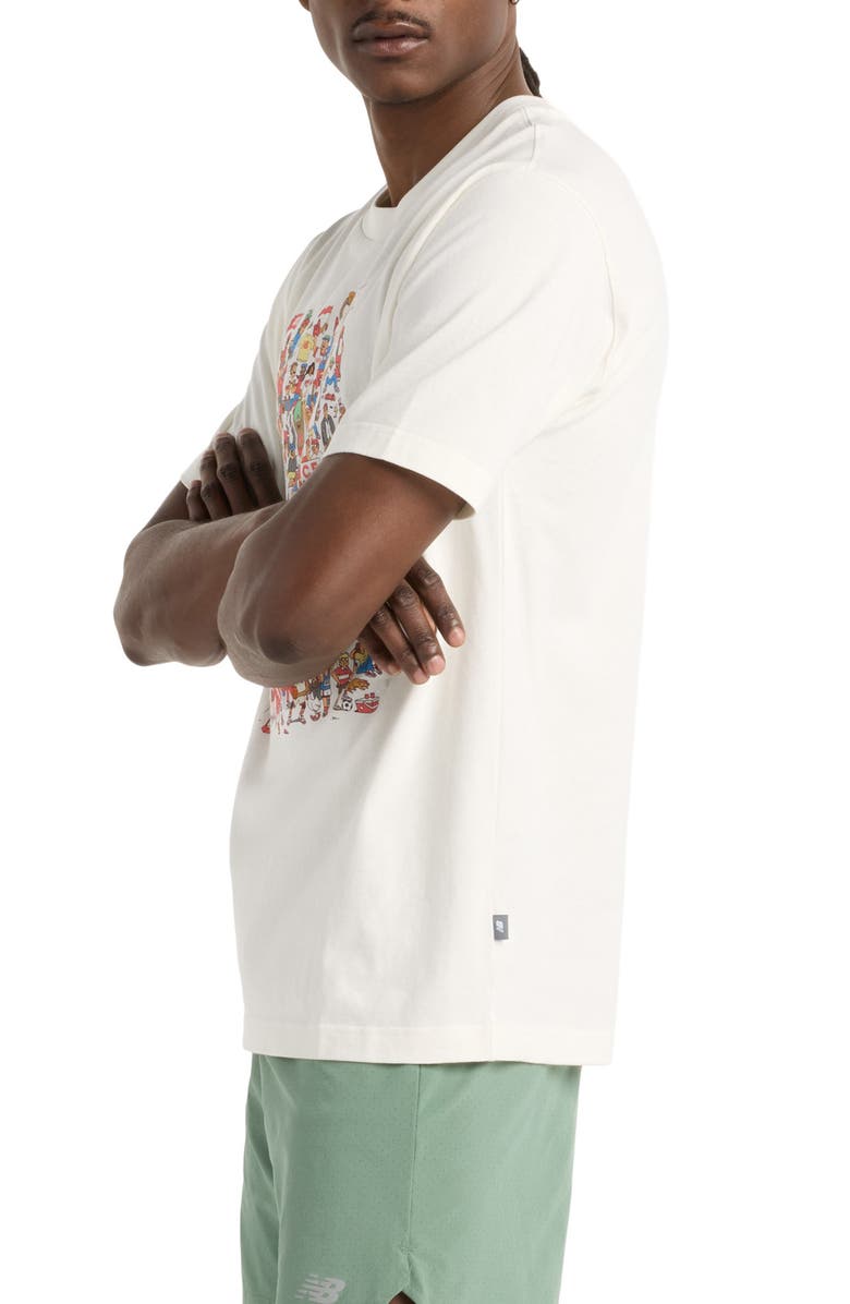 New Balance Athletics Prep Rally Graphic T-Shirt, Alternate, color, Sea Salt