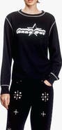 Anna Sui Logo Tees Thermal T-Shirt