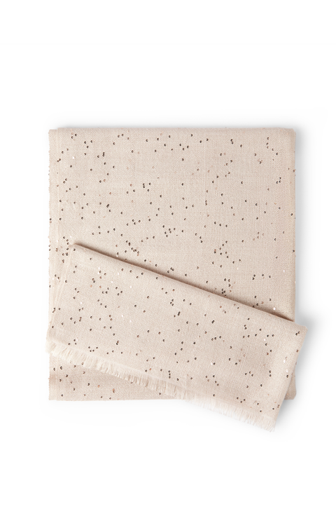 Cashmere and silk Diamond yarn scarf