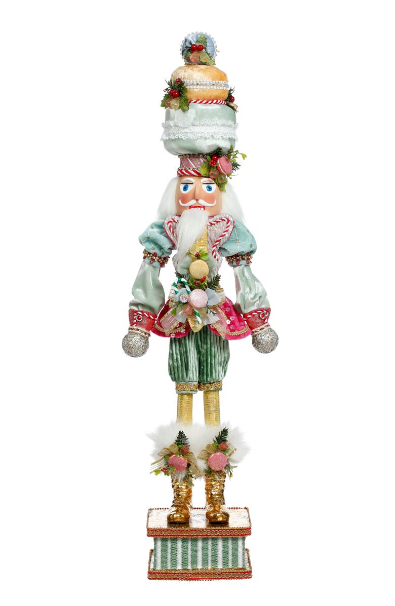 Mark Roberts Macaron Nutcracker, Small, Main, color, Light Blue