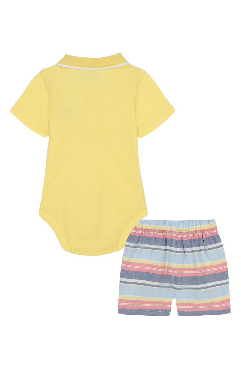 Nautica Polo Bodysuit & Shorts Set, Alternate, color,