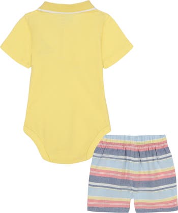 Polo Bodysuit & Shorts Set