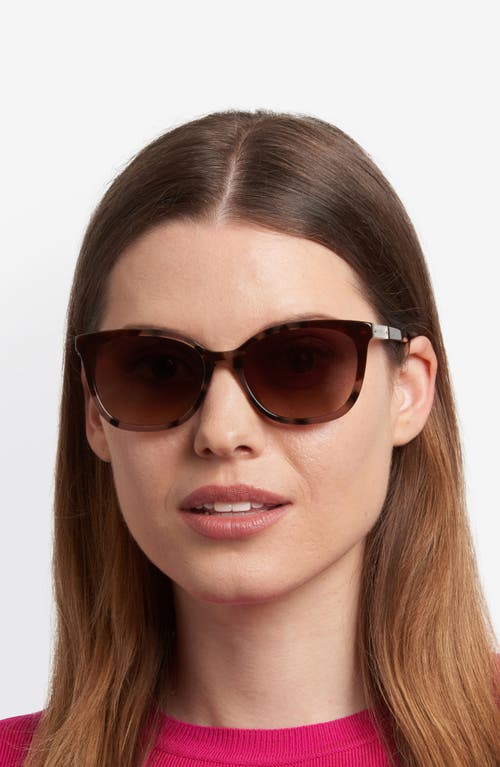Kate Spade New York Seline 54mm Rectangular Sunglasses In Brown