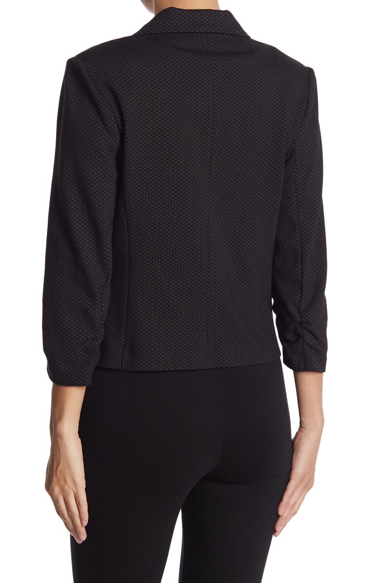 Amanda & Chelsea AMANDA AND CHELSEA 3/4 Scrunch Sleeve Notch Collar Blazer, Alternate, color, 
