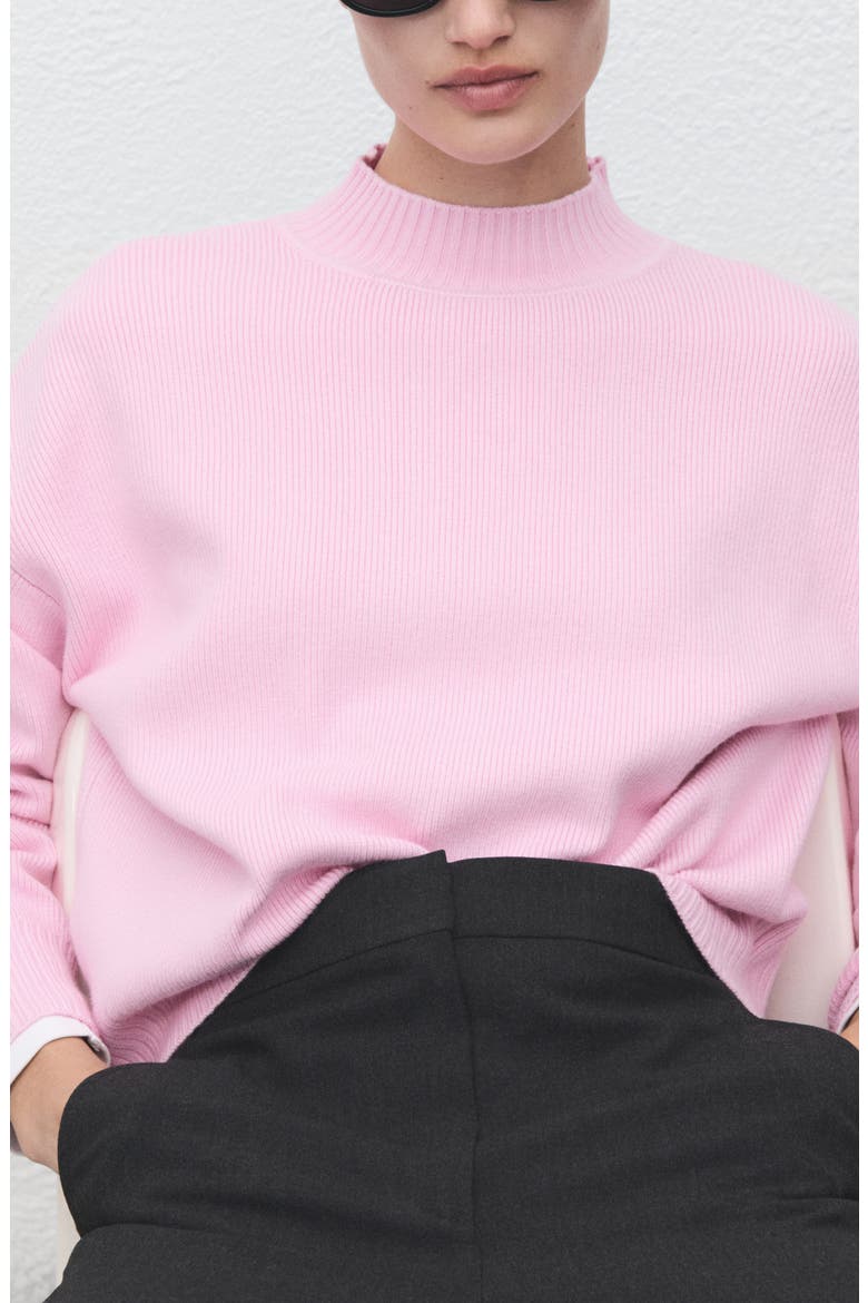 Rino Mock Neck Sweater, Alternate, color, PINK