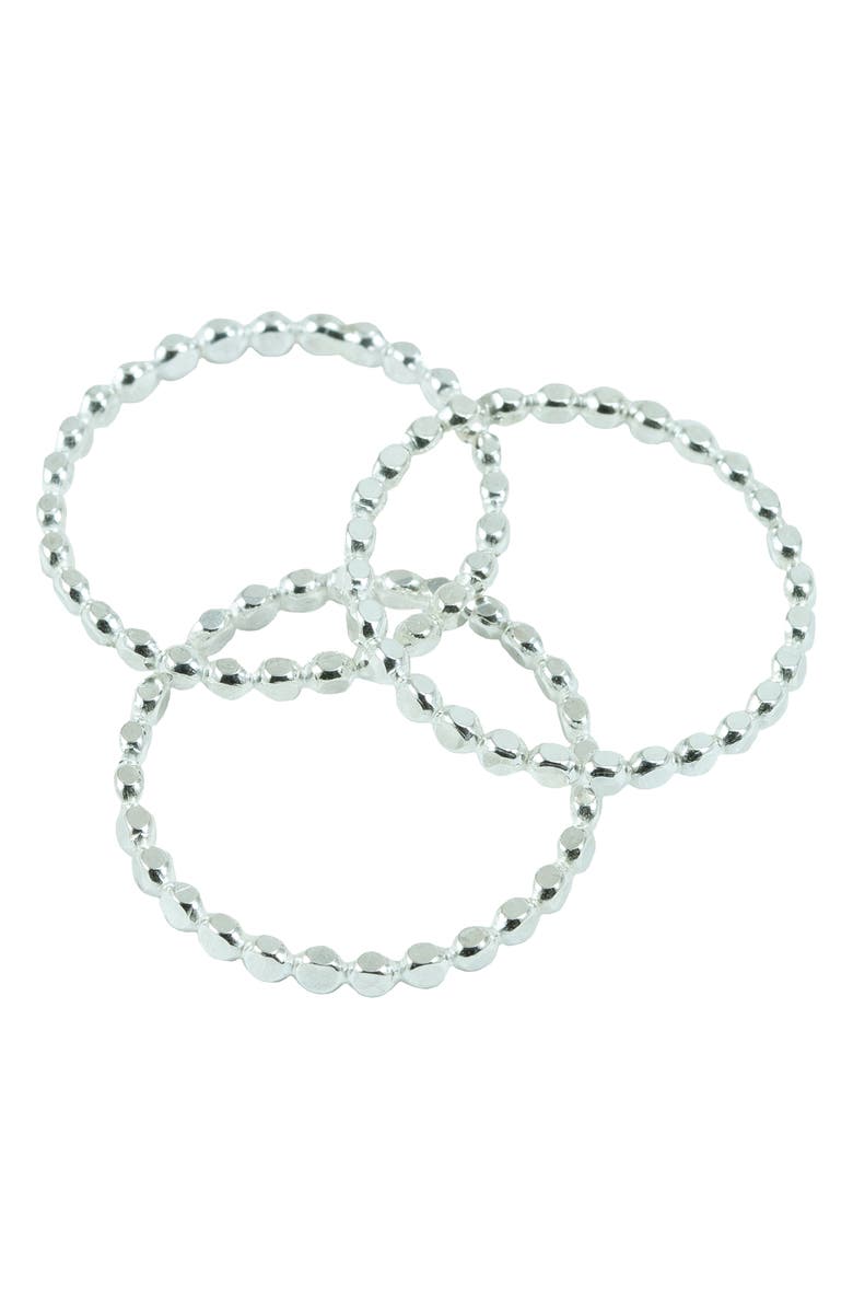 Nashelle Set of 3 Stacking Rings, Main, color, 