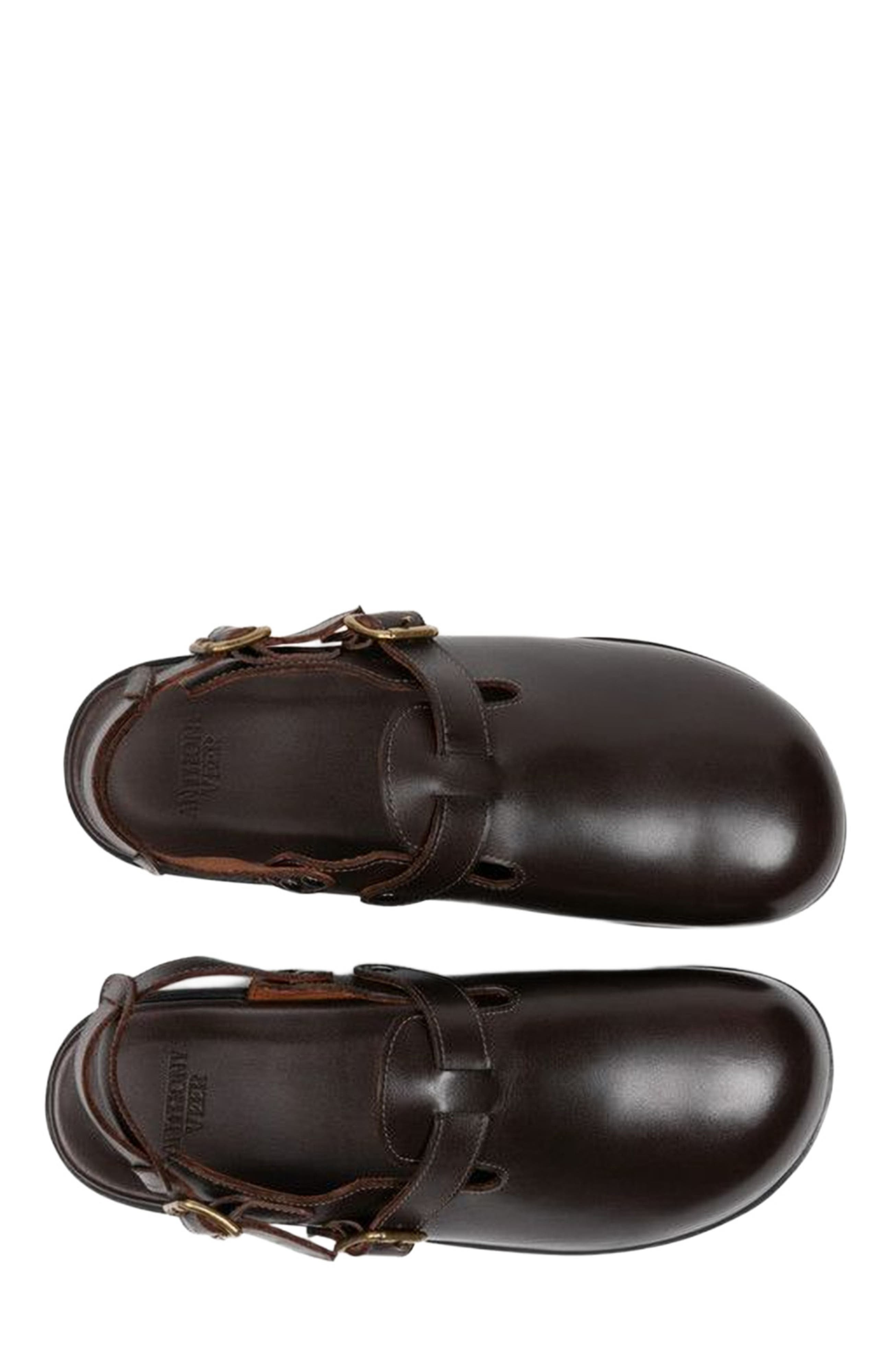 Harbor Moc Sandal, Alternate, color, Chestnut Grain Brown