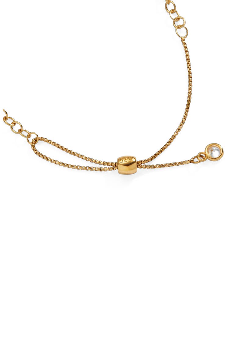 Harry Potter™ Golden Snitch And Navette Multi Charm Pull Chain Bracelet, Alternate, color, Gold