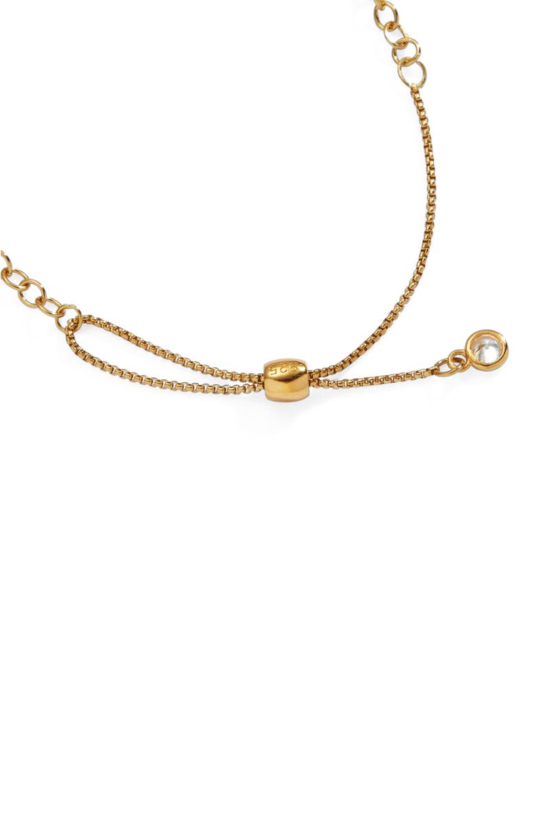 Alex and Ani Harry Potter<sup>™</sup> Golden Snitch And Navette Multi Charm Pull Chain Bracelet, Alternate, color, Gold